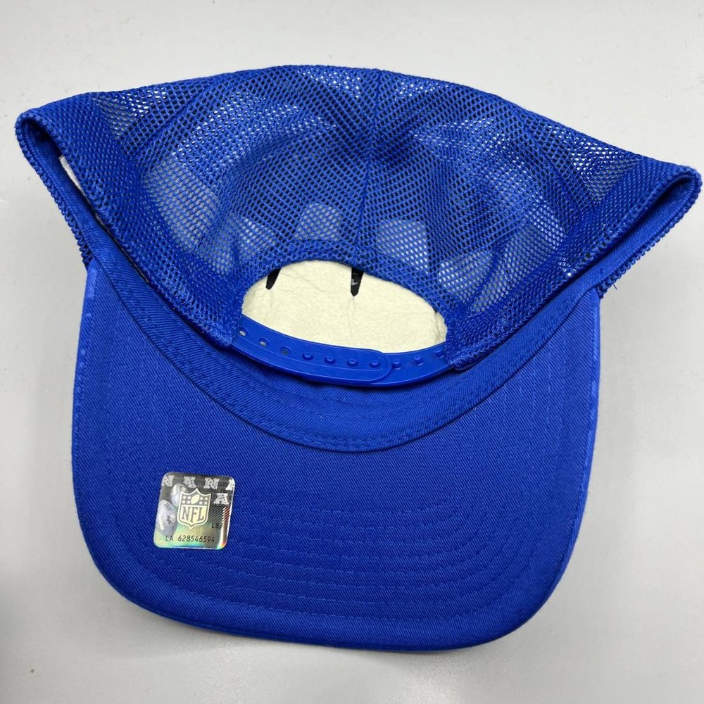 New York Giants Trucker Hat Men‎ Blue Camouflage Fanatics NFL Snap Back Cap New - Picture 5 of 8